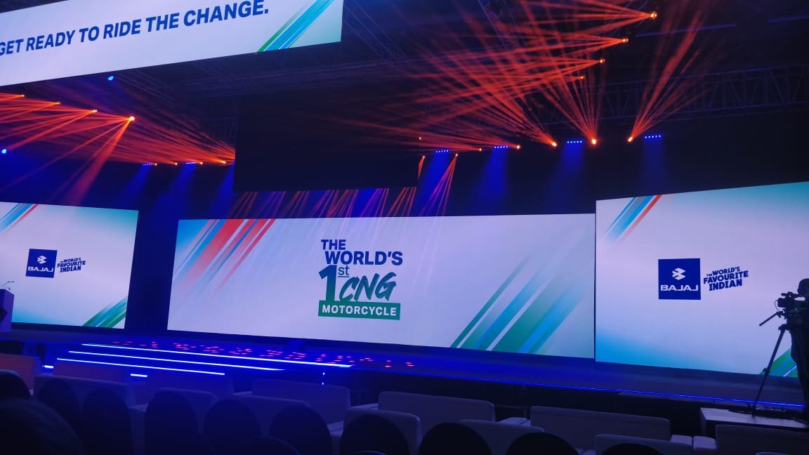 Launch of World’s 1st CNG Bike from Bajaj Auto