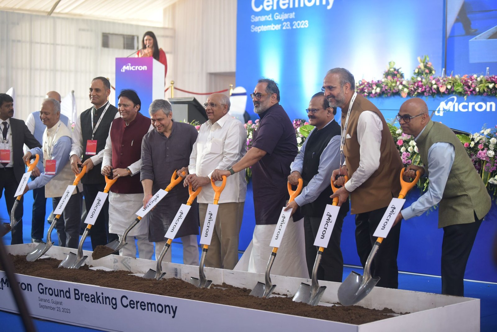 Groundbreaking ceremony of India’s 1st Semiconductor Manufacturing Facility